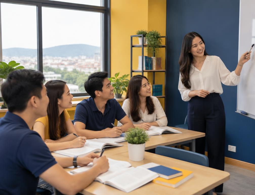 Lớp học ngoại ngữ